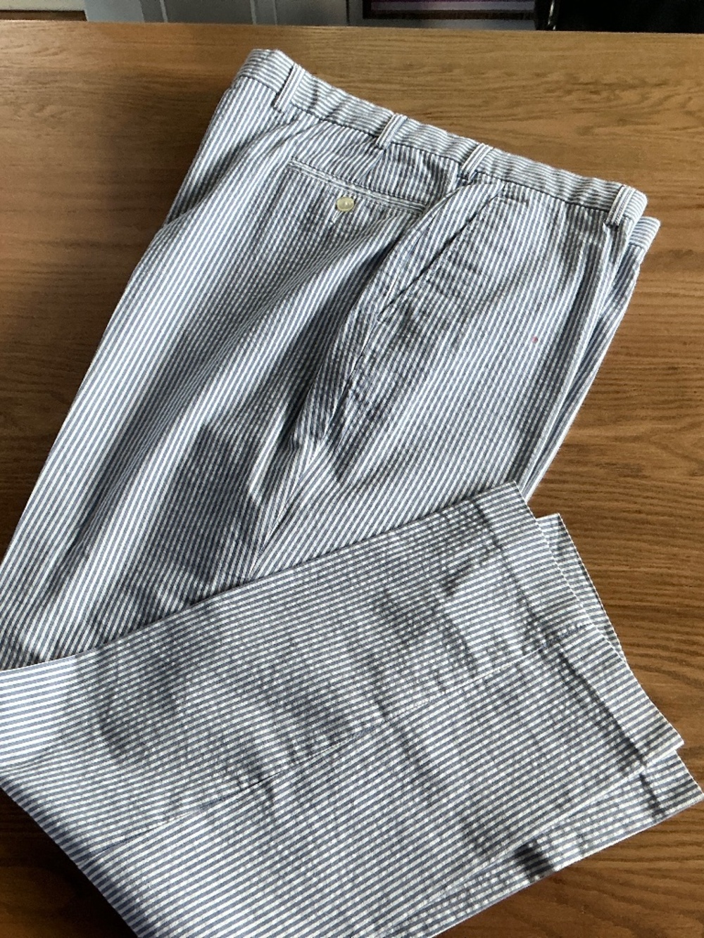 Mens Seersucker Pants